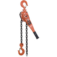 KLP Series Heavy-Duty Lever Chain Hoist with Overload Protection, 5' Lift, 6000 lbs. (3 tons) Capacity UAV894 | Kelford