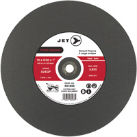 A24GP Power Abrasive Cut-Off Wheel, 20" x 5/32", 1" Arbor, Type 1, 3000 RPM Kelford