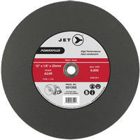 A24R PowerPlus Cut-Off Wheel, 12" x 1/8", 20 mm Arbor, Type 1, 6600 RPM Kelford