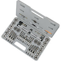 TD40A Premium SAE Alloy Tap & Die Set, 40 Pieces Kelford