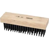6SB Hand Scratch Brushes, Carbon Steel, 6 x 19 Wire Rows, 7-1/4" Long Kelford