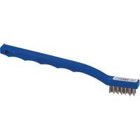 3MPHSS Hand Scratch Brushes, Stainless Steel, 3 x 7 Wire Rows, 7-1/4" Long Kelford