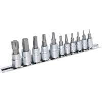 JHBS-11M Hextractor Metric Bit Socket Set, Hex, 1/4"/3/8" Drive, 11 Pcs Kelford