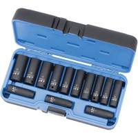 PS1338DM Jeux - douilles, 13 Mcx, Chocs, Prise de 3/8", Profond Kelford