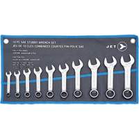 SCWS-10S Stubby Wrench Sets, Combination, 10 Pieces, Imperial Kelford