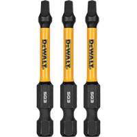 3-Piece FLEXTORQ&reg; Impact Screwdriving Bits, Square, #3, 1/4" Drive Kelford