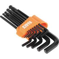 L-Style Ball-End Hex Key Wrench Set, 12 Pcs., Imperial Kelford