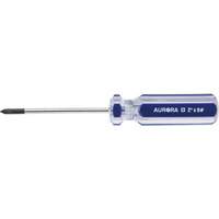 Tournevis Philips bleu transparent avec bandes, #0, Prise Plastique Kelford