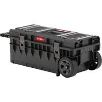 Arx Long Rolling Tool Chest, 31-1/5" x 15-1/5" x 12-7/10", Black Kelford