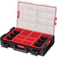 Organisateur tr&egrave;s-grand avec bacs courts Arx, 23" x 15-1/5" x 5", Noir Kelford