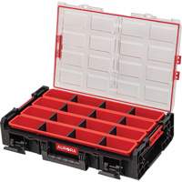 Organisateur tr&egrave;s grand avec bacs longs Arx, 23" x 15-1/5" x 5", Noir Kelford