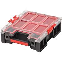 Organisateur moyen haut avec bacs Arx, 10-2/5" x 14-3/10" x 4-1/5", Noir Kelford
