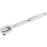 120XP Full Polish Chrome Teardrop Ratchet, 3/8" Drive, Ergonomic Handle Kelford