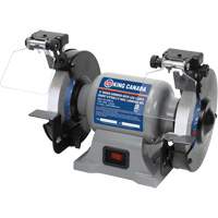 Bench Grinder with LED Lights, 6" Wheel Diameter, 3450 RPM Kelford