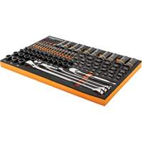 97-Piece Bolt Biter Mechanics Tool Set in Foam Storage Tray Kelford