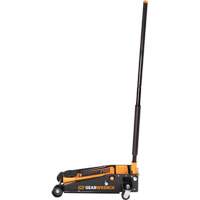 Heavy-Duty Floor Jack, 3 Ton(s) Capacity, 5-1/4" Lowered, 18-1/4" Raised, Manual Hydraulic Kelford