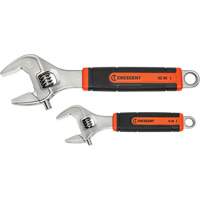Quick-Fit-Jaw Adjustable Wrench Set, Adjustable, 2 Pieces, Imperial and Metric Kelford