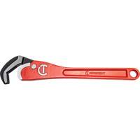 Self-Adjusting Steel Pipe Wrench, 2-1/2" Jaw Capacity, 16" Long, Powder Coated Finish, Non-Ergonomic Handle Kelford