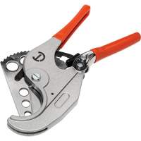 Ratcheting PVC Pipe Cutter with Dipped Grips, 1/4"- 2-3/8" Capacity Kelford