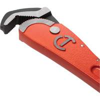 Self-Adjusting Pipe Wrench, 1-1/2" Jaw Capacity, 12" Long, Powder Coated Finish, Non-Ergonomic Handle Kelford