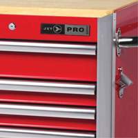 PRC7215 Armoire roulante de s&eacute;rie Pro, 15 tiroirs, 72" la x 24" p x Rouge Kelford