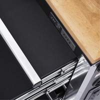 HDRC5212 Armoire mobile de s&eacute;rie HD, 12 tiroirs, 51-1/4" la x 21" p x 40-3/10" h, Noir Kelford