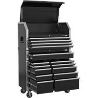 HDCC-4115 HD Series Toolbox Combo, 21-1/2" D x 44-1/5" W x 63-3/10" H, Black Kelford