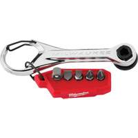 7-in-1 Multi-Bit Mini Ratchet, 5/16"/1/4" Drive, Plain Handle Kelford