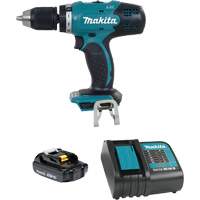 LXT Compact Drill-Driver Kit, Lithium-Ion, 18 V, 1/2"/1-7/16" Chuck, 420 in-lbs Torque Kelford