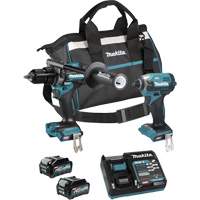 XGT Brushless 2-Tool Combo Kit, Lithium-Ion, 40 V Kelford