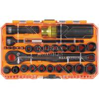 Jeu de douilles &agrave; chocs ouvertes essentielles KNECT, 28 Mcx, Chocs, Prise de 3/8" Kelford