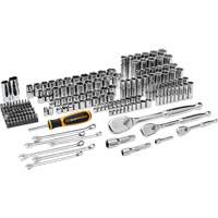 Jeu d'outils manuels pour m&eacute;canicien 90T SAE/MM avec prises 1/4", 3/8” & 1/2" Kelford