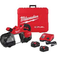 Ensemble de scie &agrave; ruban &agrave; g&acirc;chette double &agrave; coupe profonde M18 Fuel, 18 V, 5" Capacit&eacute; Kelford