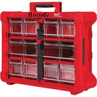 PACKOUT Tilt Bin Organizer, 15-1/5" x 19-7/10" x 6-7/10", Black/Red Kelford
