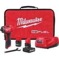 FUEL Right Angle Die Grinder Kit, 1/4" Collet, 12 V, Lithium-Ion Kelford