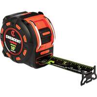 Ruban &agrave; mesurer Shockforce NITE EYE, 1-1/4" x 16', Marques de goujon SAE Kelford