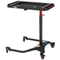 Plateau &agrave; outils pour sous le capot en ABS &agrave; hauteur ajustable JUHT-100A , 0 tiroirs, 18-7/10" lo x 31-17/20" la x 48-2/5" h, Noir Kelford