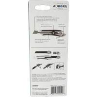 Couteau professionnel de 18 mm, Acier inoxydable, Robuste, Prise en Caoutchouc Kelford