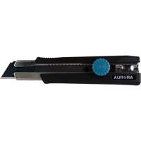 Couteau r&eacute;tractable de 25 mm, Acier inoxydable, Robuste, Prise en Caoutchouc Kelford