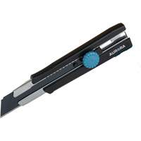 Couteau r&eacute;tractable de 25 mm, Acier inoxydable, Robuste, Prise en Caoutchouc Kelford