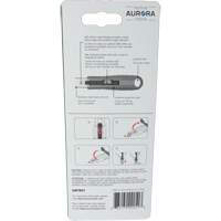 Couteau de s&eacute;curit&eacute; r&eacute;tractable standard, Acier inoxydable, Prise en Caoutchouc Kelford