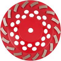 Meule boisseau diamant&eacute;e &agrave; 18 segments Turbo DIAMOND MAX Kelford