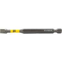 Impactech&reg; Power Bit, Slot, 10F-12R Tip, 1/4" Drive Size, 3-1/2" Length Kelford