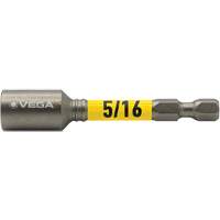 Impactech&reg; Nut Driver, 5/16" Tip, 1/4" Drive, 2-9/16" L, Magnetic Kelford