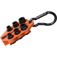 Jeu de douilles &agrave; chocs SAE pr&ecirc;t &agrave; emporter, 7 Mcx, Chocs, Prise de 3/8" Kelford
