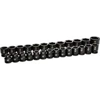6 Point Metric Socket Set, 26 Pcs, Impact, 3/4" Drive Size Kelford