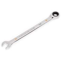 90-Tooth Ratcheting Combination Wrench, 12 Point, 10 mm, Chrome Finish Kelford