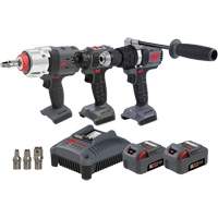 Screwdriver, Hammer Drill & Impact Driver Combo Tool Kit, Lithium-Ion, 20 V Kelford