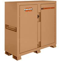 Model 109 Jobsite Cabinet with Padlock, Steel, 47.5 Cubic Feet, Tan Kelford