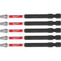 SHOCKWAVE Impact Recess Power Bits, Square, 2 Tip, 3-1/2" Length Kelford